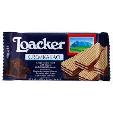 LOACKER WAFERS CHOCOLATE 45G