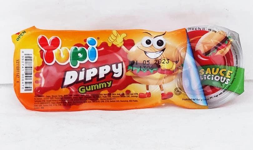 YUPI  DIPPY GUMMY BURGER 22.5G