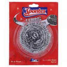 SPONTEX STAINLESS STEEL SPIRAL HANG PACK