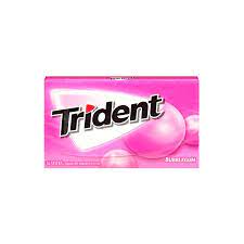 Trident 14 Sticks Sugar Free Bubble Gum