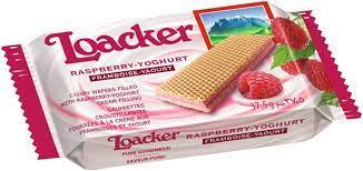 LOACKER WAFERS RASPBERRY-YOGHURT 37.5G