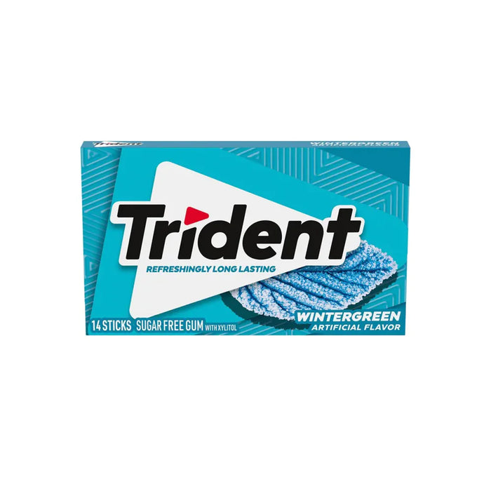 Trident 14 Sticks Sugar Free Wintergreen