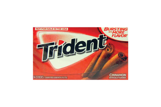 Trident 14 Sticks Sugar Free Cinnamon