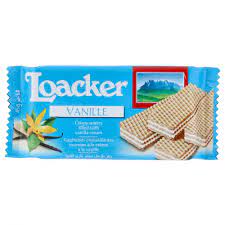 LOACKER WAFERS VANILLA 45G