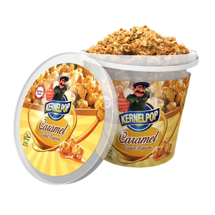 KERNEL POP CARAMEL POPCORN BASKET 195GM