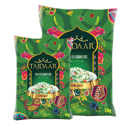 TAJDAAR DAILY BASMATI RICE 1KG