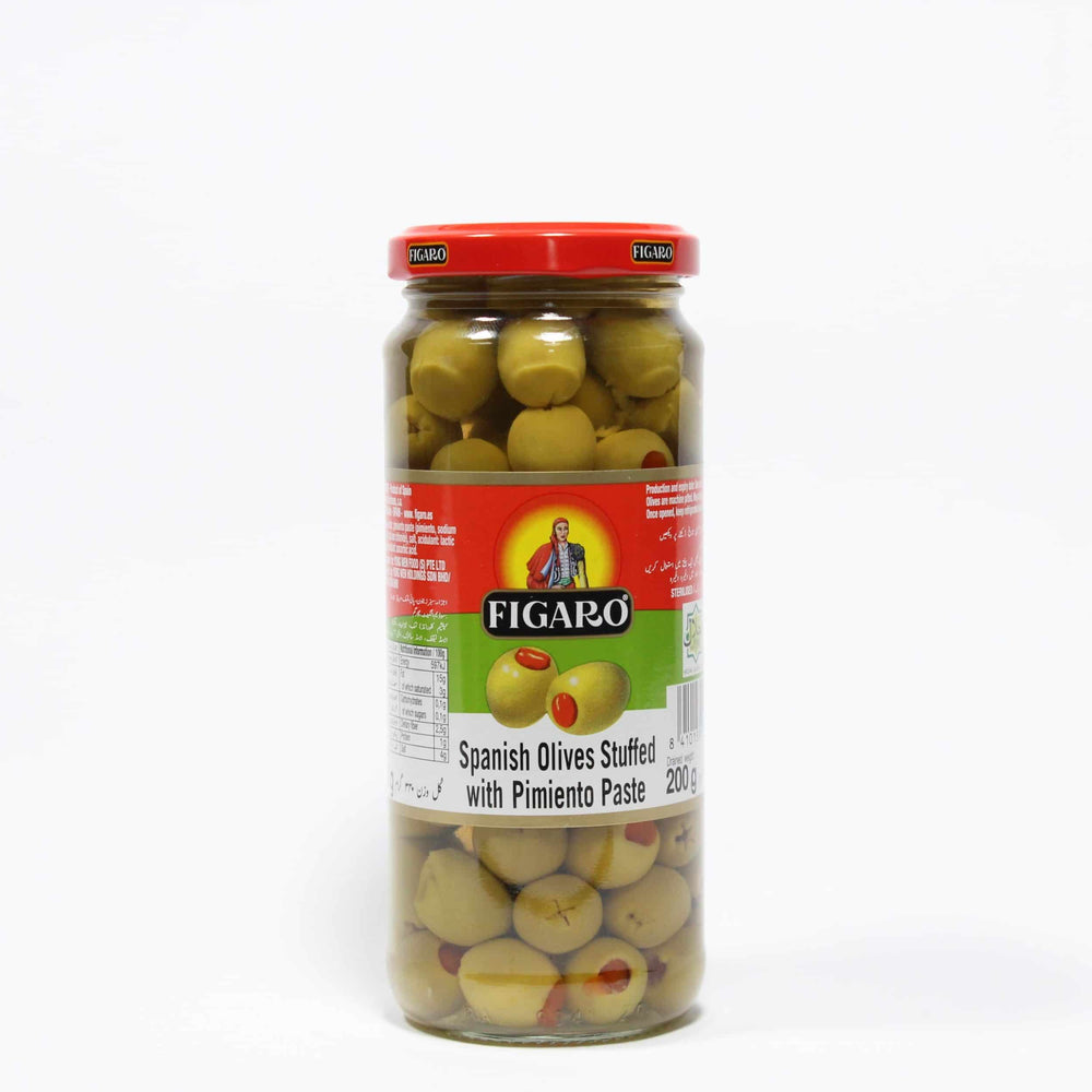 Figaro Stuffed Green Olives (200gm)