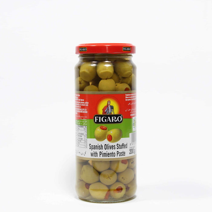 Figaro Stuffed Green Olives (200gm)