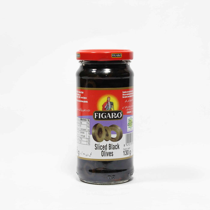 Figaro Sliced Black olives (130gm)