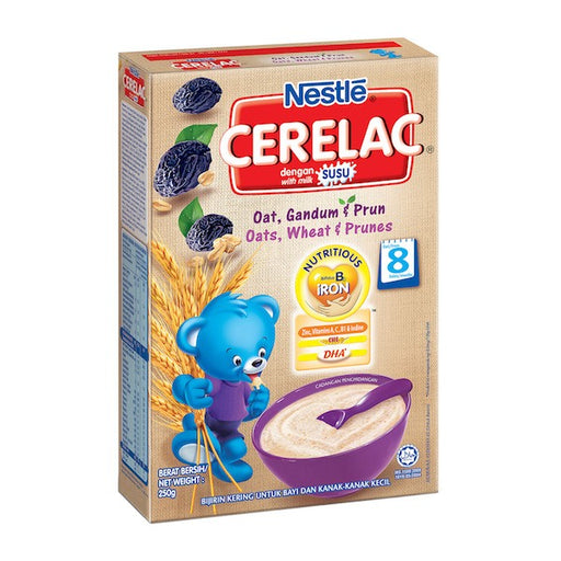 NESTLE CERELAC WHEAT & PRUNES BOX 250GM