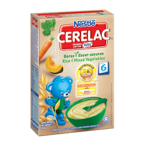 NESTLE CERELAC MIXED VEGETABLES BOX 250GM