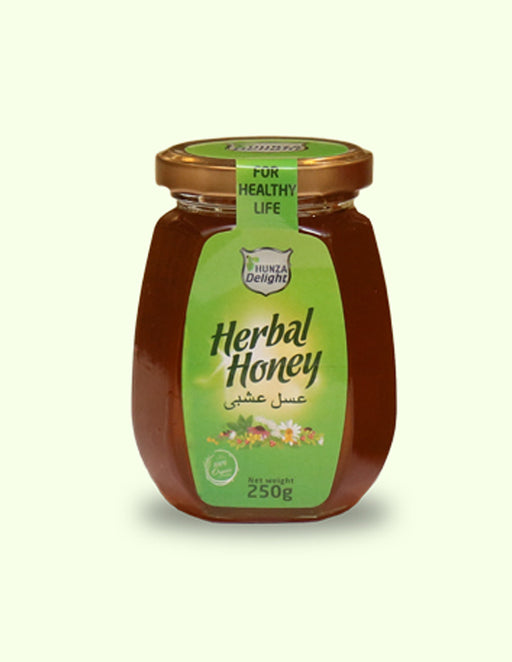 HUNZA ORGANIC HERBAL HONEY 225GM