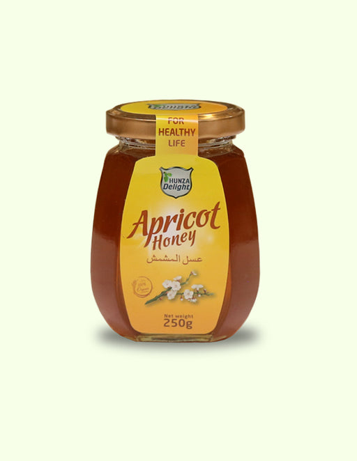 HUNZA ORGANIC APRICOT HONEY 225GM