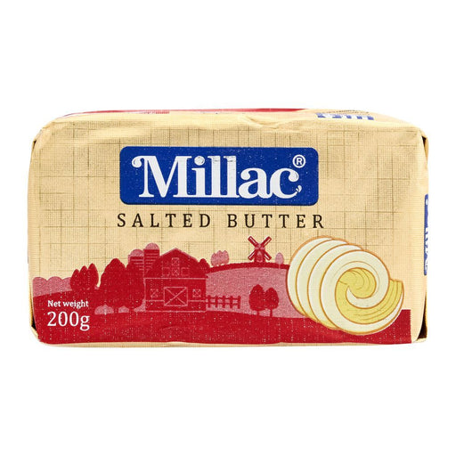 MILLAC BUTTER SALTED 200GM