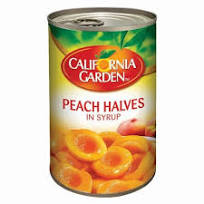 C/G PEACH HALVES TIN 425G