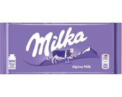 MILKA ALPINE MILK CHOCOLATE 100G UK