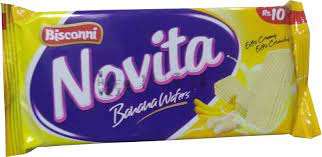 BISCONNI NOVITA BANANA WAFERS RS:10