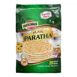 KHATIR TAWAZA PLAIN PARATHA FAMILY PACK 1600GM 20PC