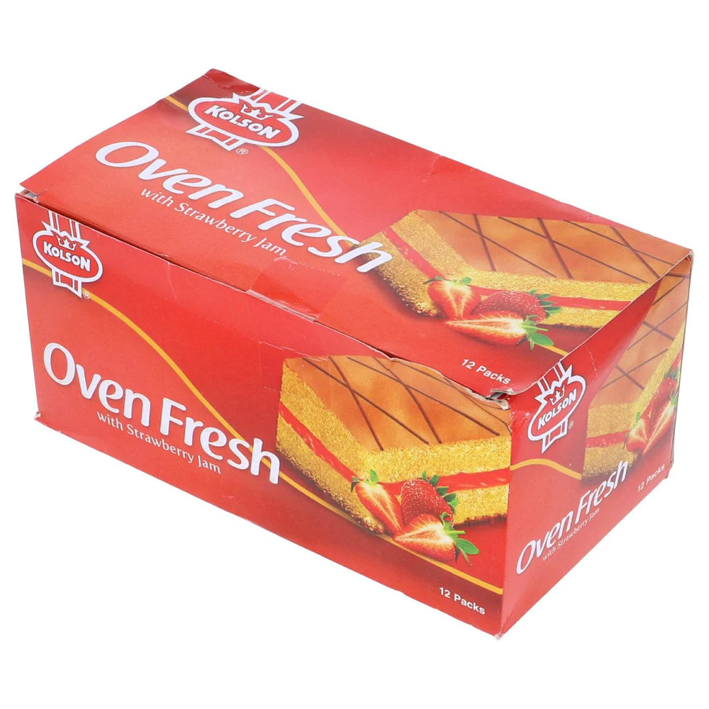 KOLSON OVEN FRESH STRAWBERRY BOX 12PCS