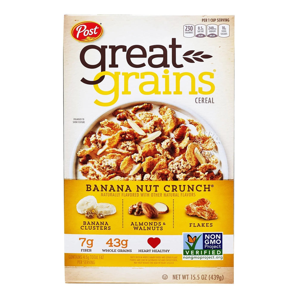GREAT GRAINS BANANA NUT CRUNCH 439G