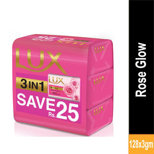 lux rose glow 3 in 1 (128 g)