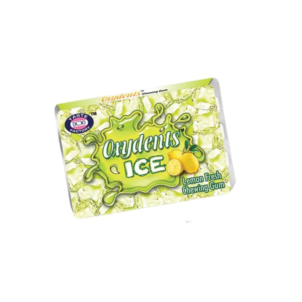 OXYDENTS LEMON FRESH CHEWING GUM 8PCS