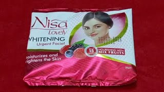 Nisa lovely whitening urgent facial (28g)