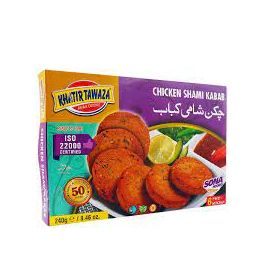 KHATIR TAWAZA CHICKEN SHAMI KABAB 240GM 6 PCS