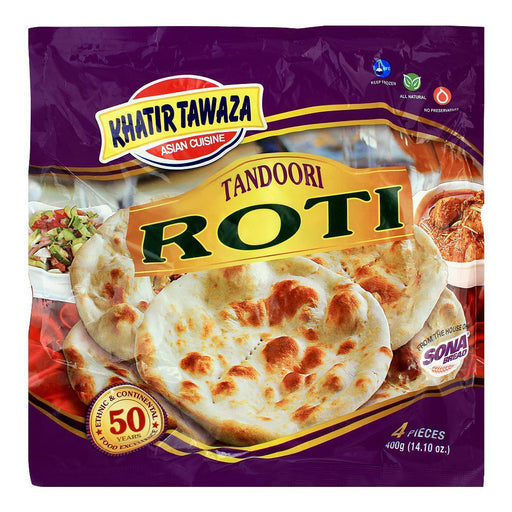 KHATIR TAWAZA TANDOORI ROTI 400GM 4 PCS