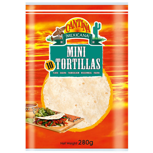 CANTINA MEXICAN MINI TORTILLAS 10 280GM