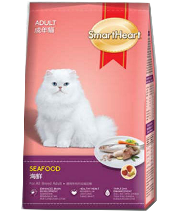 SMART HEART CAT FOOD SEAFOOD 480GM