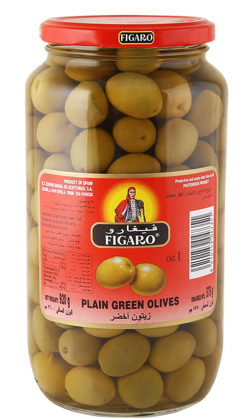 Figaro Plain Green Olives (575gm)